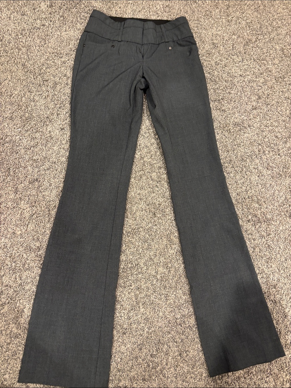 Candie's Gray Flare Dress Jeans